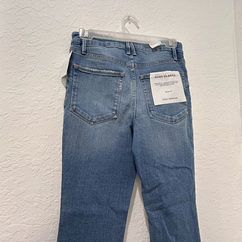 🎇SALE🎇 GOOD AMERICA • Blue Good Classic Jeans • sz 4/27 • - Picture 5 of 8